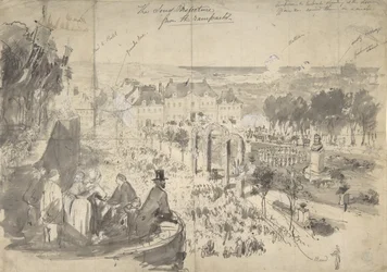 Der Besuch von Napoléon III in Boulogne-sur-Mer, 19. Jahrhundert