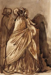 Zwei Frauen auf der Straße