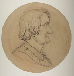 Porträtmedaillon von Thorvaldsen