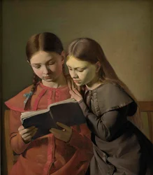 Signe und Henriette Hansen, Schwestern des Künstlers