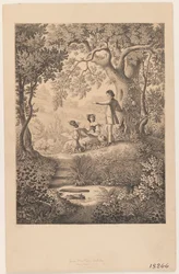 Eine Zeichenstunde, 1865