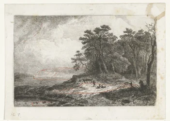 Landschaft mit Hirte