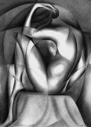 Abstrakte weibliche Form