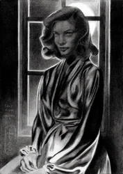 Klassische Noir-Frau