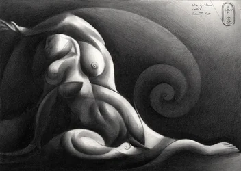 Goldene Spiralfigur