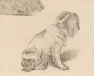 Sitzender Hund, 1777