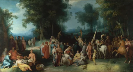 Die Predigt des heiligen Johannes des Täufers, 1602