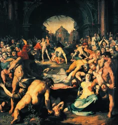 Der Kindermord zu Bethlehem, Mitteltafel eines Triptychons (1562-1638)