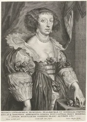 Porträt von Henriette von Lothringen
