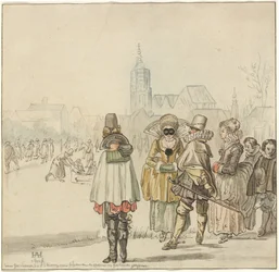 Der Winterkönig auf dem Eis, 1766