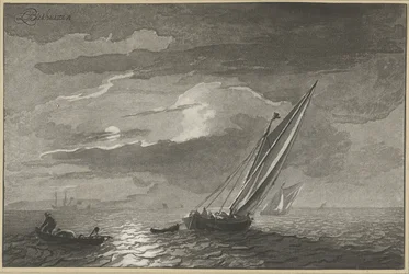 Meeresansicht bei Vollmond