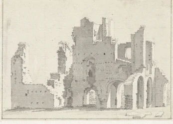 Die Ruine der Abtei von Rijnsburg