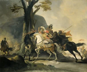 Alexander der Große in der Schlacht am Granicus gegen die Perser