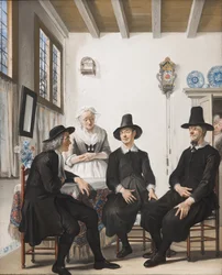 Saartje Jans wird um ihre Hand gebeten, 1738