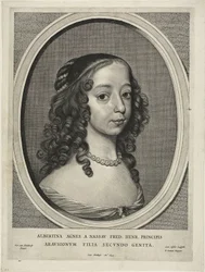 Albertine Agnes, Prinzessin von Oranien-Nassau, aus Neun Porträts