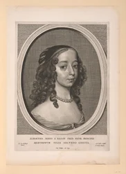 Albertine Agnes, Prinzessin von Oranien Nassau, aus Neun Porträts