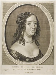 Amalia van Solms, Ehefrau von Friedrich Heinrich, aus Neun Porträts