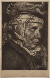 Kopf einer alten Frau (Visschers Mutter)