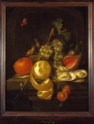 Stillleben mit Früchten und Austern, Mitte der 1650er Jahre