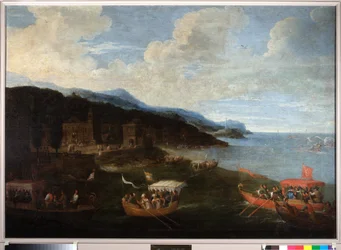 Boote der Patrizierfamilien im Westen von Genua