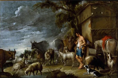 Geschichte des verlorenen Sohnes: Die Schweinehirtin.