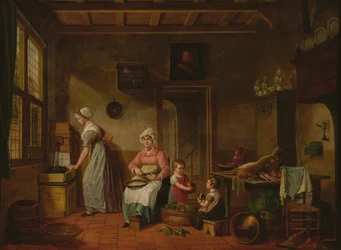Kücheninterieur, 1820