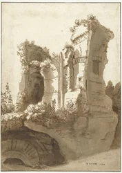 Ruine des sogenannten Palazzo Maggiore auf dem Palatin