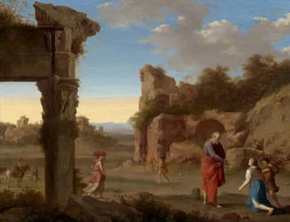 Der Prophet Elija und die Witwe von Zarpat