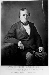 Benjamin Disraeli, 1. Earl of Beaconsfield, britischer konservativer Staatsmann