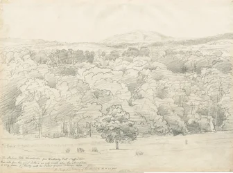 Wrottesley Hall - Blick auf die Malvern Hills