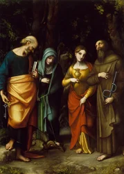 Heilige Peter, Martha, Maria Magdalena und Leonard, ca. 1515
