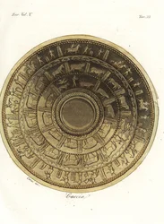 Männer zu Pferd jagen Wildschweine und Stiere im antiken Etrurien