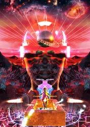 Kosmische spirituelle Vision