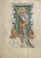 Heilige Hedwig von Schlesien mit Herzog Ludwig I. von Liegnitz und Brieg und Herzogin Agnes