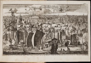 Arkhangelsk aus: Historisch Verhael, of Beschryving van de Voyagie, 1677