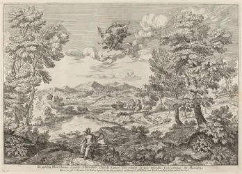 Jupiter in einer Landschaft