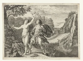 Apollo verfolgt Daphne