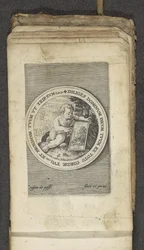 Putto mit Tafel