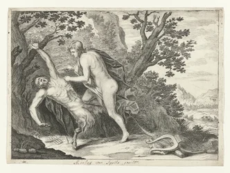 Apollo häutet Marsyas