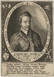 Jakob I. als König von Schottland