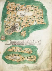 Naxos Pergamentkarte