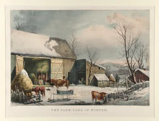 Der Bauernhof im Winter
