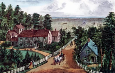 Das Heim des westlichen Bauern, 1871
