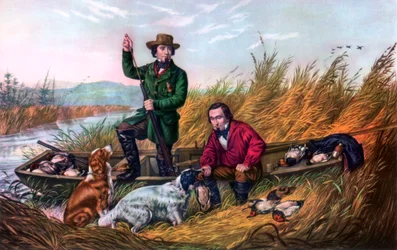Wildentenjagd, 1854
