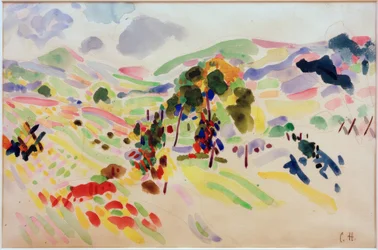 Landschaft mit Bäumen bei Pretzfeld