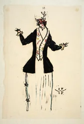 Entwurf für Jacke und Weste, Tafel 2, Buch 4, Illustration aus 