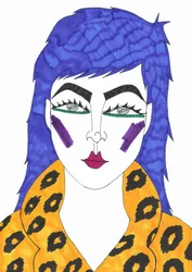 Blaue Haare, 2018
