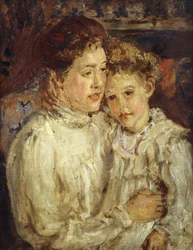 Mutter und Kind, um 1900