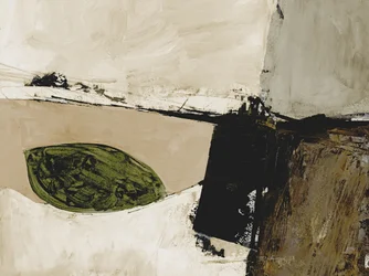 Erdige abstrakte Landschaft