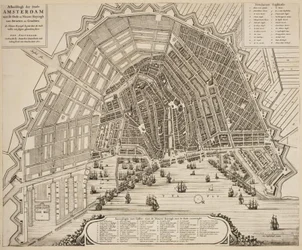 Grundriss von Amsterdam